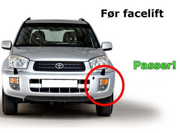 Toyota RAV4 2000-2003 gulvmatter | gytisautek.no