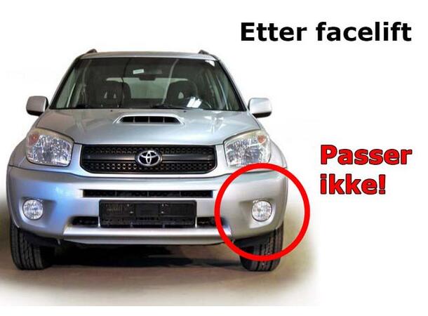 Toyota RAV4 2000-2003 gulvmatter | gytisautek.no