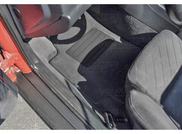Gulvmatter i stoff til Audi Cabriolet 1991-2000 | gytisautek.no