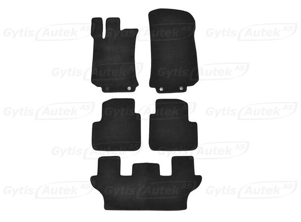 Gulvmatter i stoff til MB R-Klasse W251 2006-2013 | gytisautek.no