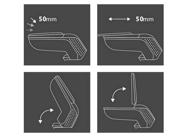 Formtilpasset armlene til Renault Clio 2013-2019 | gytisautek.no