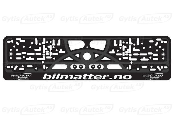 Skiltplate "bilmatter.no"