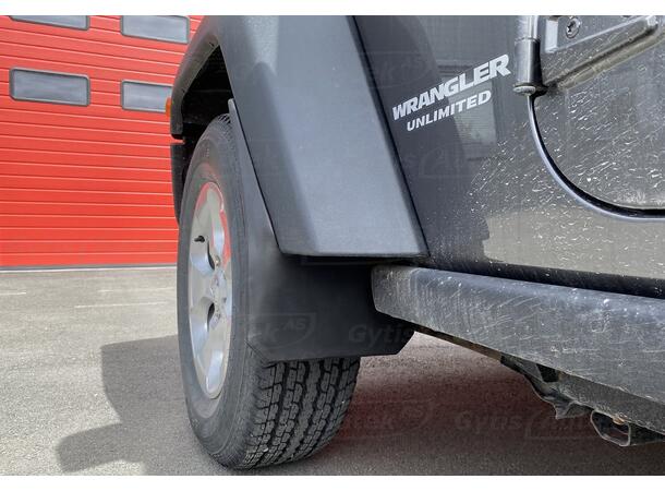 Skvettlapper til Jeep Wrangler | 100% passform | gytisautek.no