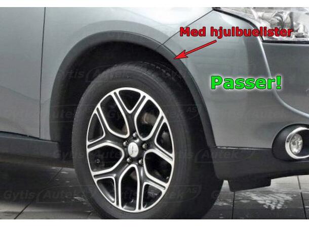 Skvettlapper til Mitsubishi Outlander | 100% passform | gytisautek.no
