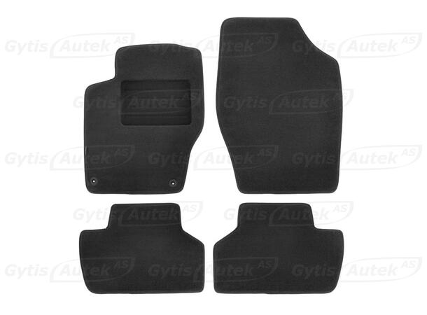 Gulvmatter i stoff til Citroen C4 2010-2018 | gytisautek.no