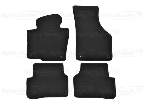 Gulvmatter i stoff til VW Passat B6 2005-2010 | gytisautek.no