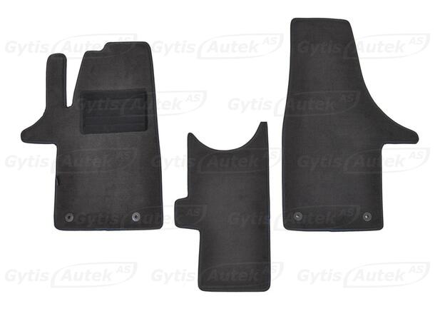 Gulvmatter i stoff til VW T5 2014-2015 | gytisautek.no