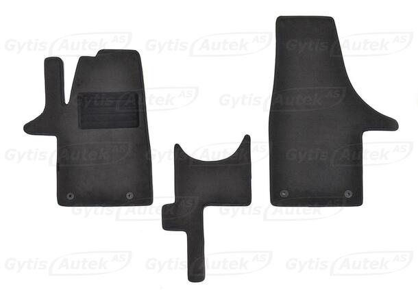 Gulvmatter i stoff til VW T5 2014-2015 | gytisautek.no