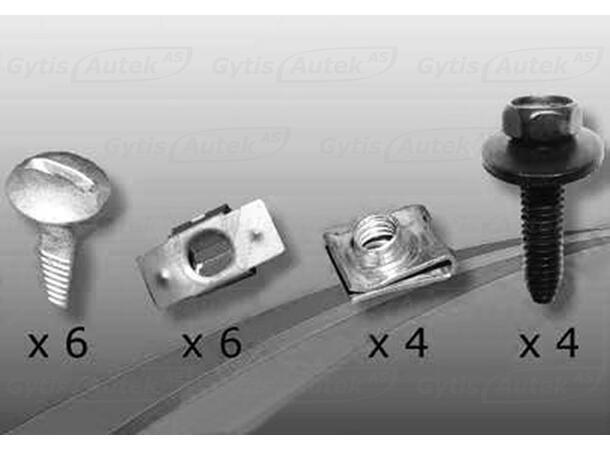 Monteringssett til bunnplate for Citroen C5 2004-2007 | gytisautek.no