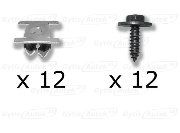 Monteringssett til bunnplate for Opel Insignia | gytisautek.no
