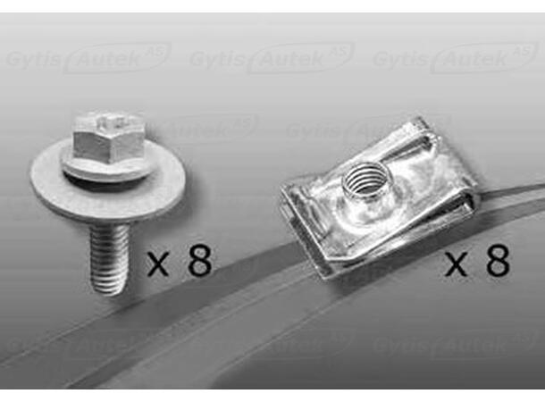 Monteringssett til bunnplate for Renault Scenic | gytisautek.no