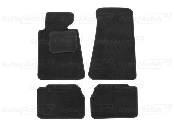 Gulvmatter i stoff til BMW 5 ser. E34 1988-1996 | gytisautek.no