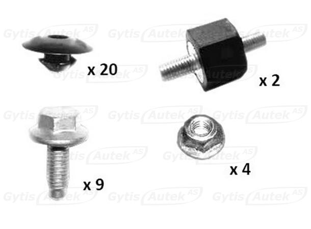 Monteringssett til bunnplate for Ford Galaxy | gytisautek.no