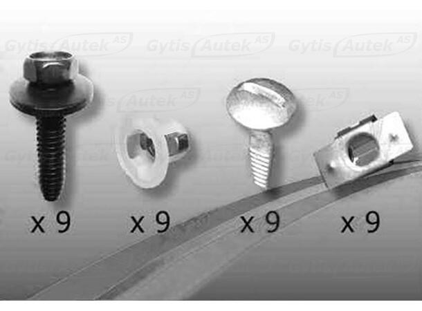 Monteringssett til bunnplate for Peugeot 806 1994-2002 |gytisautek.no