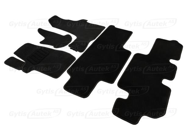 Gulvmatter i stoff til VW T5 2003-2015 | gytisautek.no