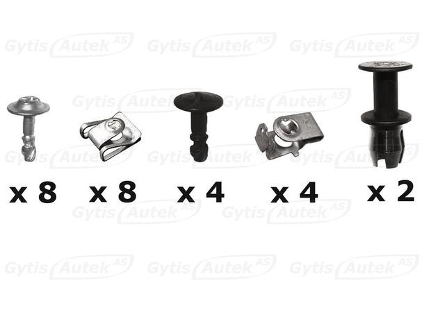 Monteringssett til bunnplate for Audi Q5 2008-2016 | gytisautek.no