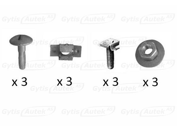 Monteringssett til bunnplate for Citroen Berlingo | gytisautek.no