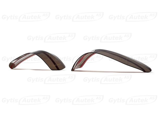 Regnavviser for sidespeil. Plast VW Amarok 2017-2020 
