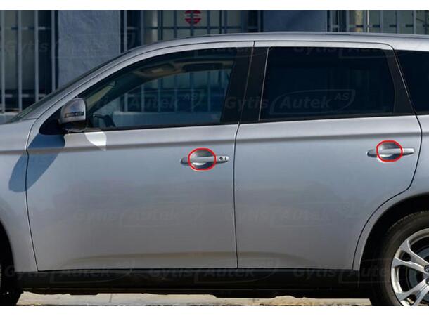 PPF folie | Mitsubishi Outlander 2013-2021 | Dørhåndtak|gytisautek.no
