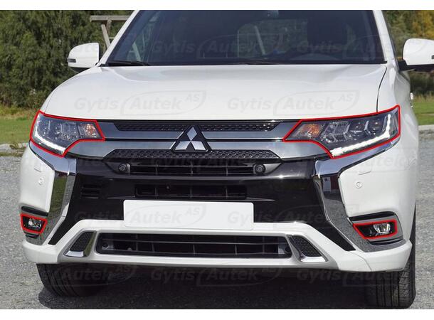 PPF folie | Mitsubishi Outlander 2013-2021 | Lykter | gytisautek.no