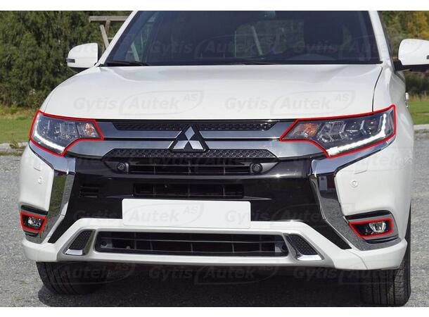 PPF folie | Mitsubishi Outlander 2013-2021 | Lykter | gytisautek.no