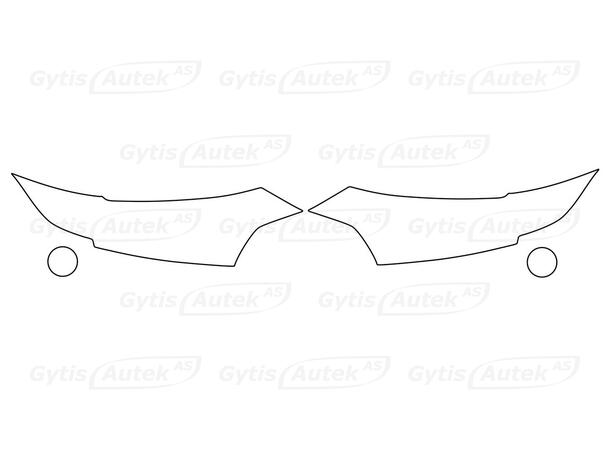 PPF folie | Mitsubishi Outlander 2013-2021 | Lykter | gytisautek.no